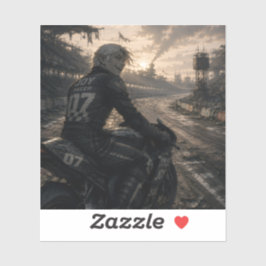 Blijdschap / Coureur / Eindeloze baan Sticker