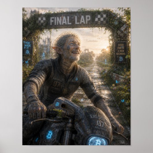 Blijdschap / Coureur / Eindronde Poster (Voorkant)