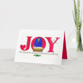 Blijdschap God is bij Ons  Feestdagen Kaart (Voorkant)