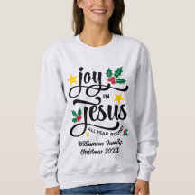 Blijdschap in Jezus Kerstmis Familie Naam 