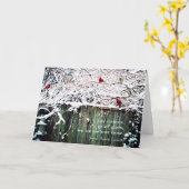 "Blijdschap komt, verdriet gaat, we weten niet hoe Kaart (Gele Bloem)