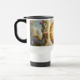Blijdschap met bloemen - Schattig en mooi Reisbeker
