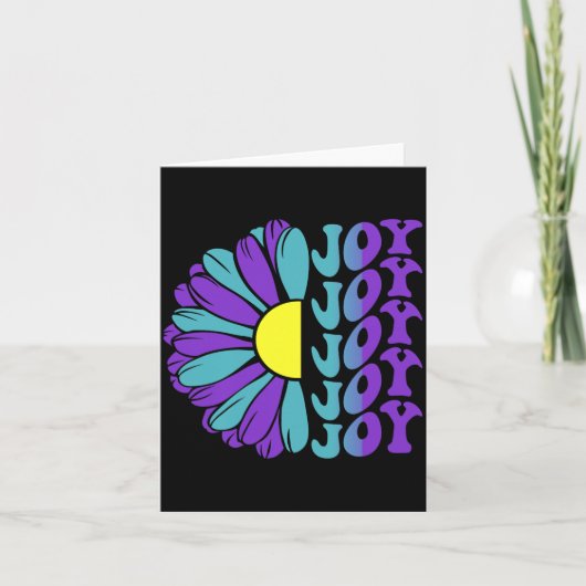 Blijdschap Preventie Bewustzijn Suower Design Kaart (Voorkant)