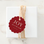 Blijdschap | Psalm 98:4 | Kerstcadeau Bedankjes Labels (In situ)