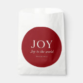 Blijdschap | Psalm 98:4 | Kerstcadeau Bedankzakje (Voorkant)