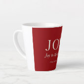Blijdschap | Psalm 98:4 | Kerstcadeau Latte Mok (Linkerhoek)