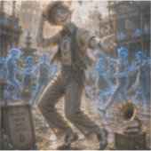 Blijdschap / Swingdanser / Centraal Plein Sticker (Voorkant)