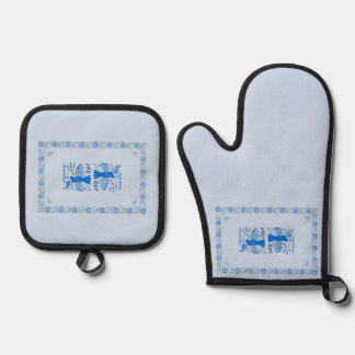 Blijdschap van Licht - Ovenwant & Pannenlap Set
