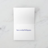 Blijdschap voor de wereld Honden zingen  Feestdagen Kaart (Binnen)