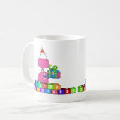 blijdschap xmas pappa koffiemok (Voorkant links)