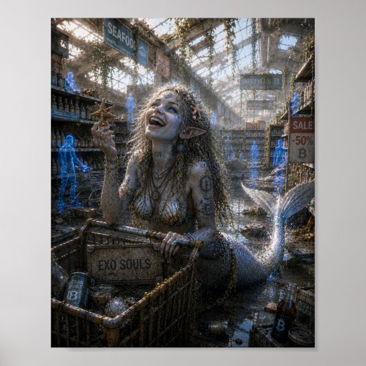 Blijdschap / Zee Sirene / Supermarkt Poster (Voorkant)