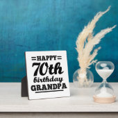 blije 70e verjaardag opa fotoplaat (Insitu)
