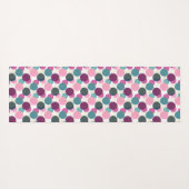 Blije balans: Polka Dot Yogamat (Achterkant (horizontaal))