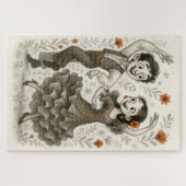 blije flamencowerveling legpuzzel (Horizontaal)