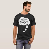 blije gedachten mooie komische zeepbel t-shirt (Voorkant volledig)