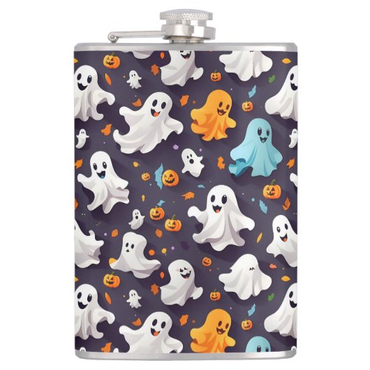 Blije geesten heupfles (Voorkant)