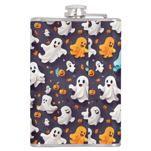 Blije geesten heupfles (Achterkant)