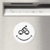 Blije gezicht. Race tour, racefietten Magneet (Insitu (Vaatwasser))