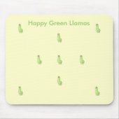 blije groene lama Mousepad Muismat (Voorkant)