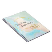 Blije Hart Positieve Mindful Buddha Quote Notitieboek (Rechterzijde)