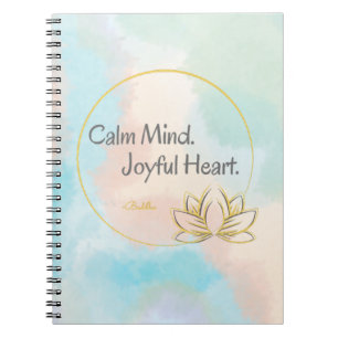 Blije Hart Positieve Mindful Buddha Quote Notitieboek