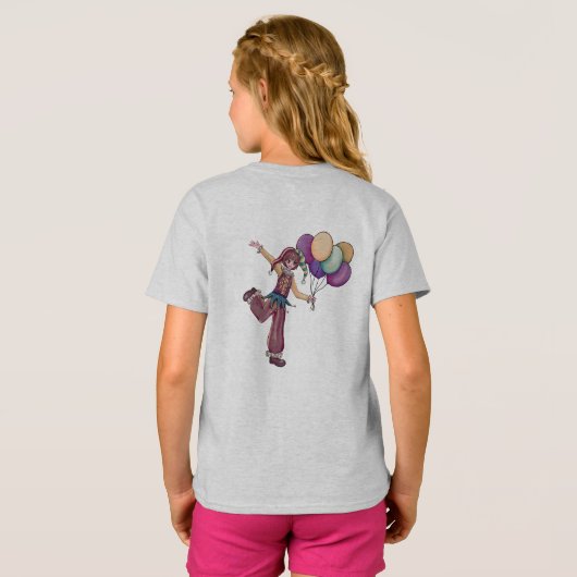 blije jeugd t-shirt (Achterkant volledig)