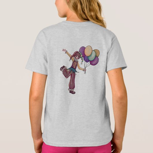 blije jeugd t-shirt (Achterkant)