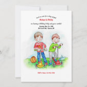 Blije Jongens Aan Het Spelen Kaart (Voorkant)