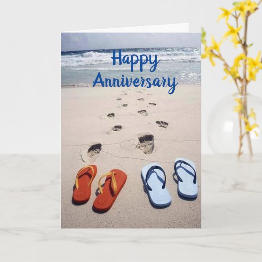 BLIJE "JUBILEUM" VAN JE FAV "BEACH BUDDY" KAART (Gele Bloem)