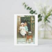 Blije Kerstmis aan u Feestdagenkaart (Staand voorkant)