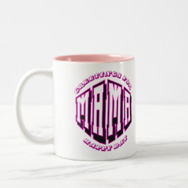 blije moederdag-mok tweekleurige koffiemok