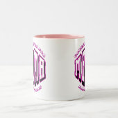 blije moederdag-mok tweekleurige koffiemok (Center)