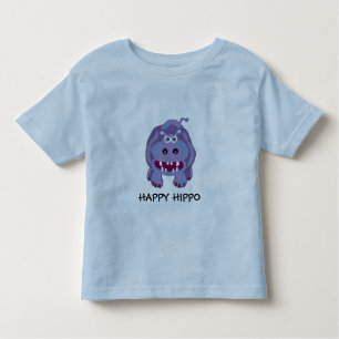blije nijlpaard kinder shirts