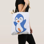 blije pinguïn tote bag (Dichtbij)