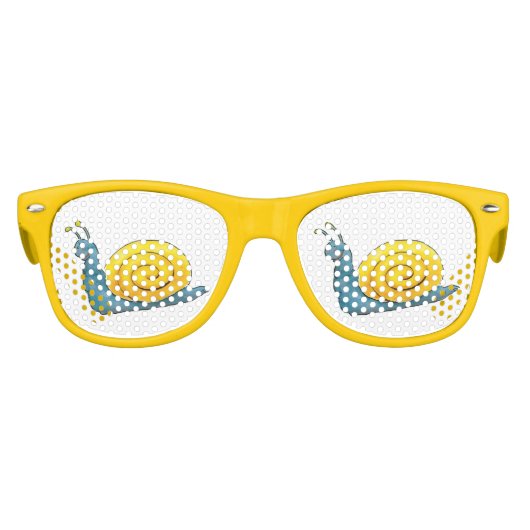 blije slak | Grappige geschenken Kinder Zonnebril (Voorkant)