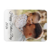 blije vaders dag , feestfoto chic magneet (Horizontaal)