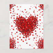 blije valentijnsdag hart feestdagenkaart (Voorkant)