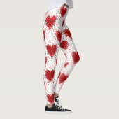 blije valentijnsdag harten leggings (Rechts)