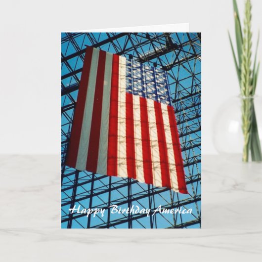 blije verjaardag america kaart (Voorkant)