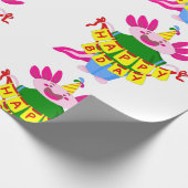blije verjaardag Axolotl Cadeaupapier (Hoek)
