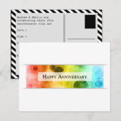 blije verjaardag bokeh briefkaart (Voorkant / Achterkant)