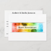 blije verjaardag bokeh kaart (Voorkant / Achterkant)