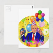 blije verjaardag briefkaart (Voorkant / Achterkant)