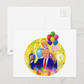 blije verjaardag briefkaart (Voorkant / Achterkant)