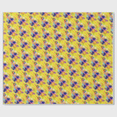 blije verjaardag donald trump cadeaupapier (Vlak)