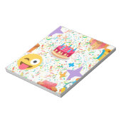blije verjaardag emoji notitieblok (Linkerzijde)