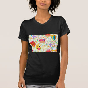 blije verjaardag emoji t-shirt