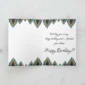 blije verjaardag indian lion kaart (Binnen)