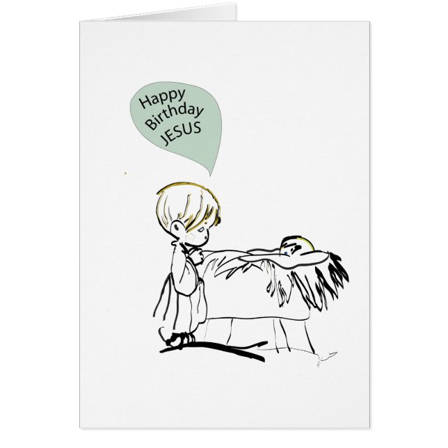 blije verjaardag jesus (Voorkant)