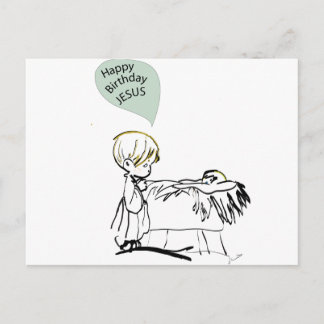 blije verjaardag jesus feestdagenkaart